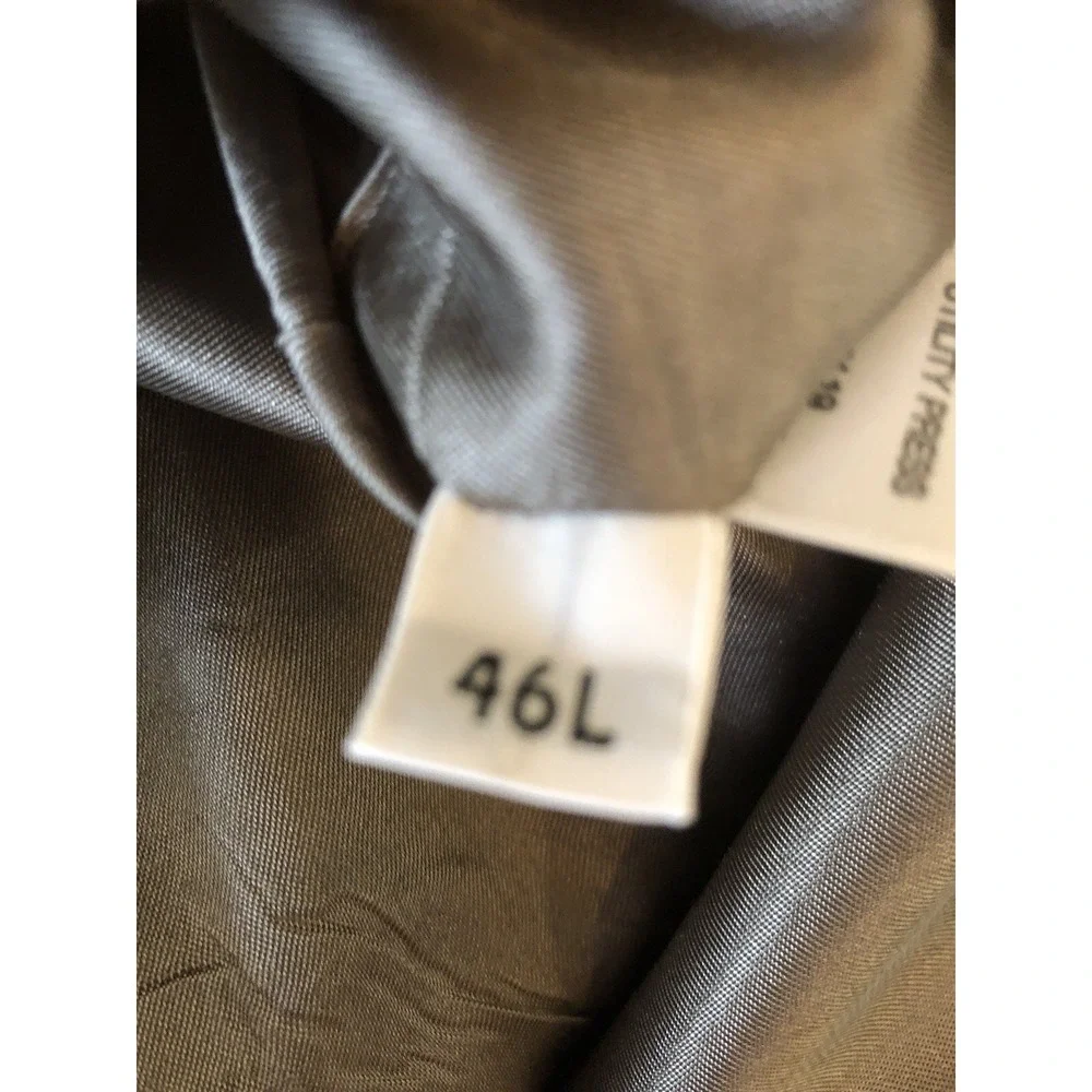 Hart Schaffner Marx Blazer Mens 46L Brown Houndstooth Wool Sport Coat Jacket USA